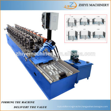 Galvanized Metal Omega Profiles Roll Forming Machine Chinese Supplier